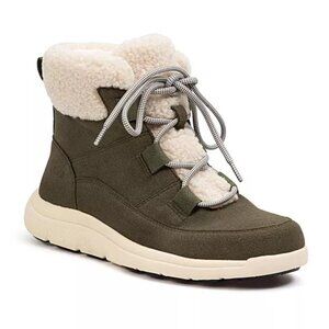 JBU Women's Olive Freeze Round Toe Boots/NIB/8M